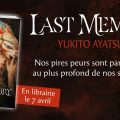 Last Memory de Yukito Ayatsuji chez Pika
