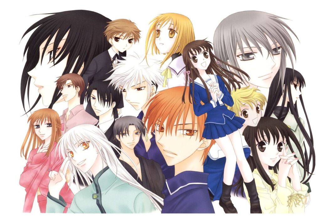 Les personnages du maga shojo Fruits Basket