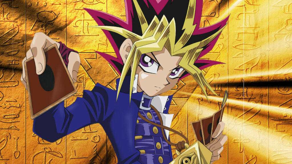 Le très populaire manga et anime Yo-Gi-Oh et ses fameuses cartes à jouer