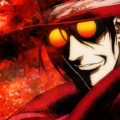 Le personnage principal d'Hellsing : le puissant vampire Alucard
